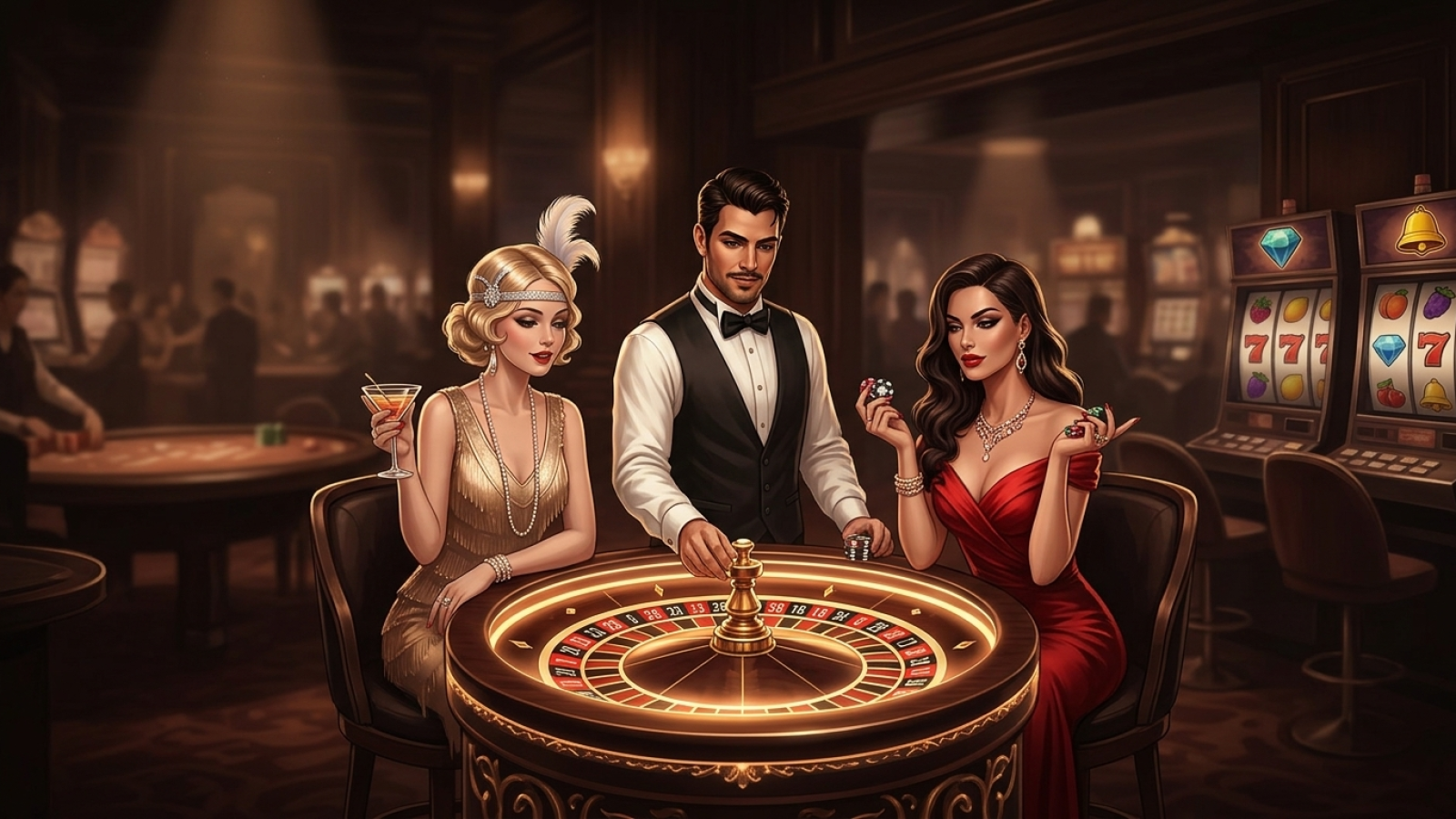 Ritzo Casino: Illustrative Szene; Bewertung: 6.4/10; Lizenz: Curaçao (CGA)